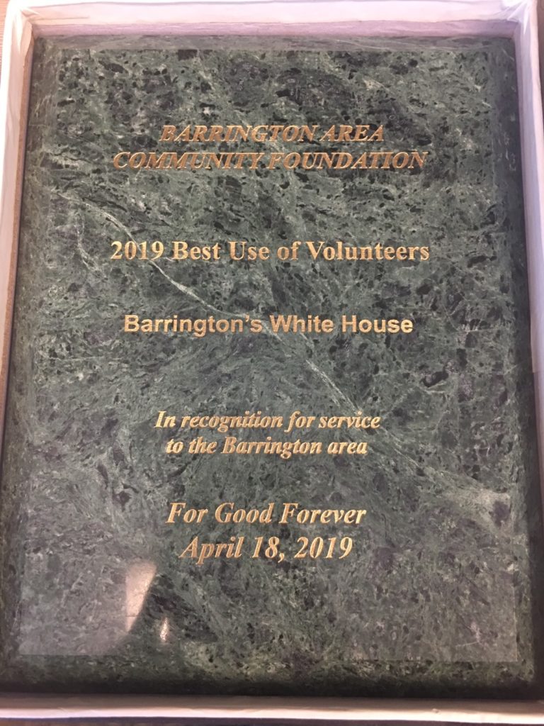 volunteer award