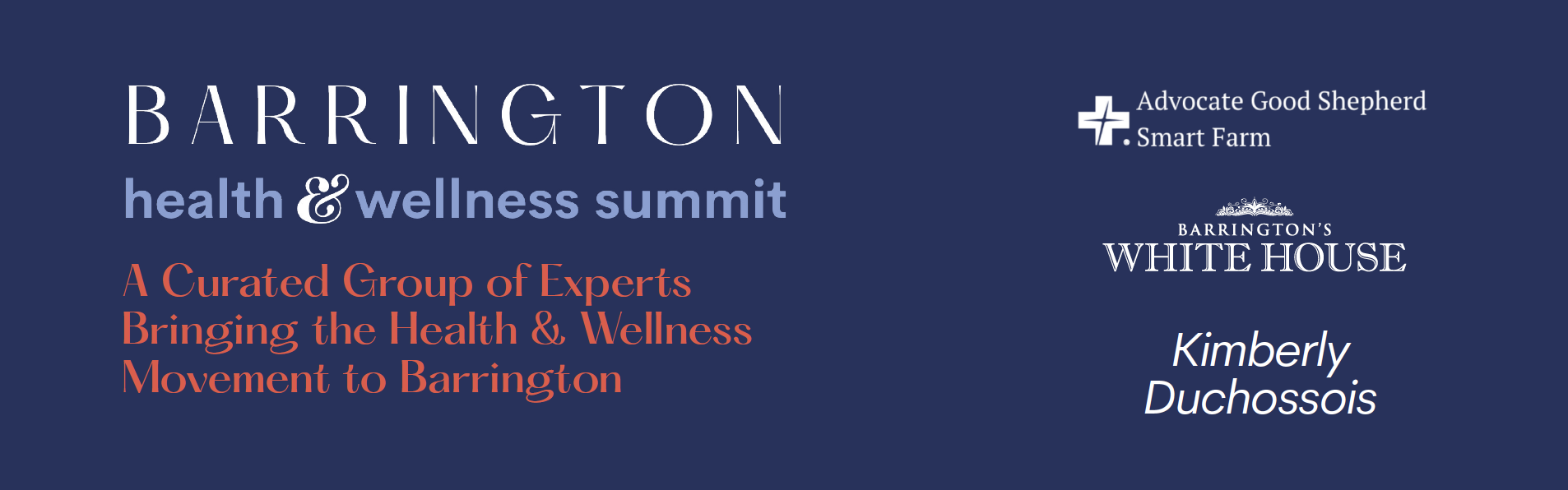 Barrington Health & Wellness Summit Banner